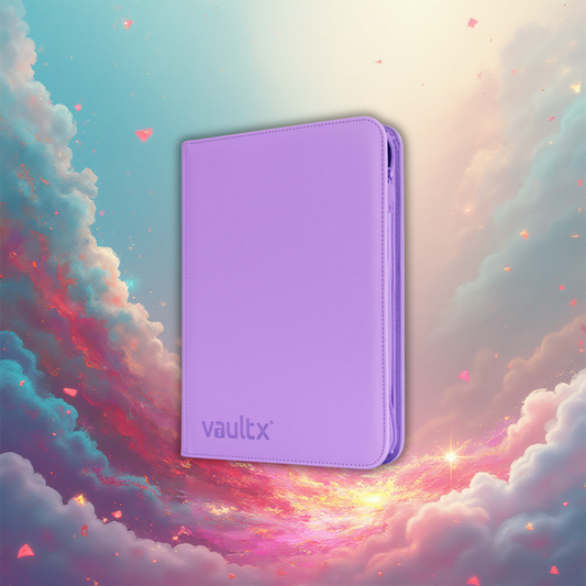 VaultX 9-Pocket Zip Binder - Just Purple