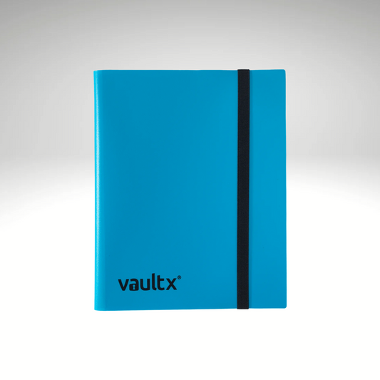 VaultX 9-Pocket Strap Binder - Blue