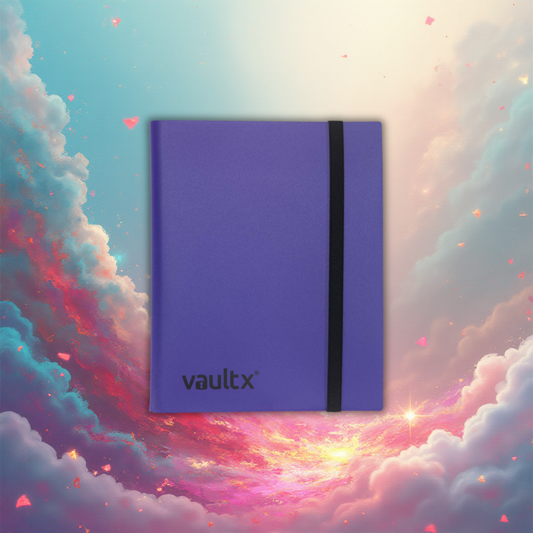 VaultX 9-Pocket Strap Binder - Purple